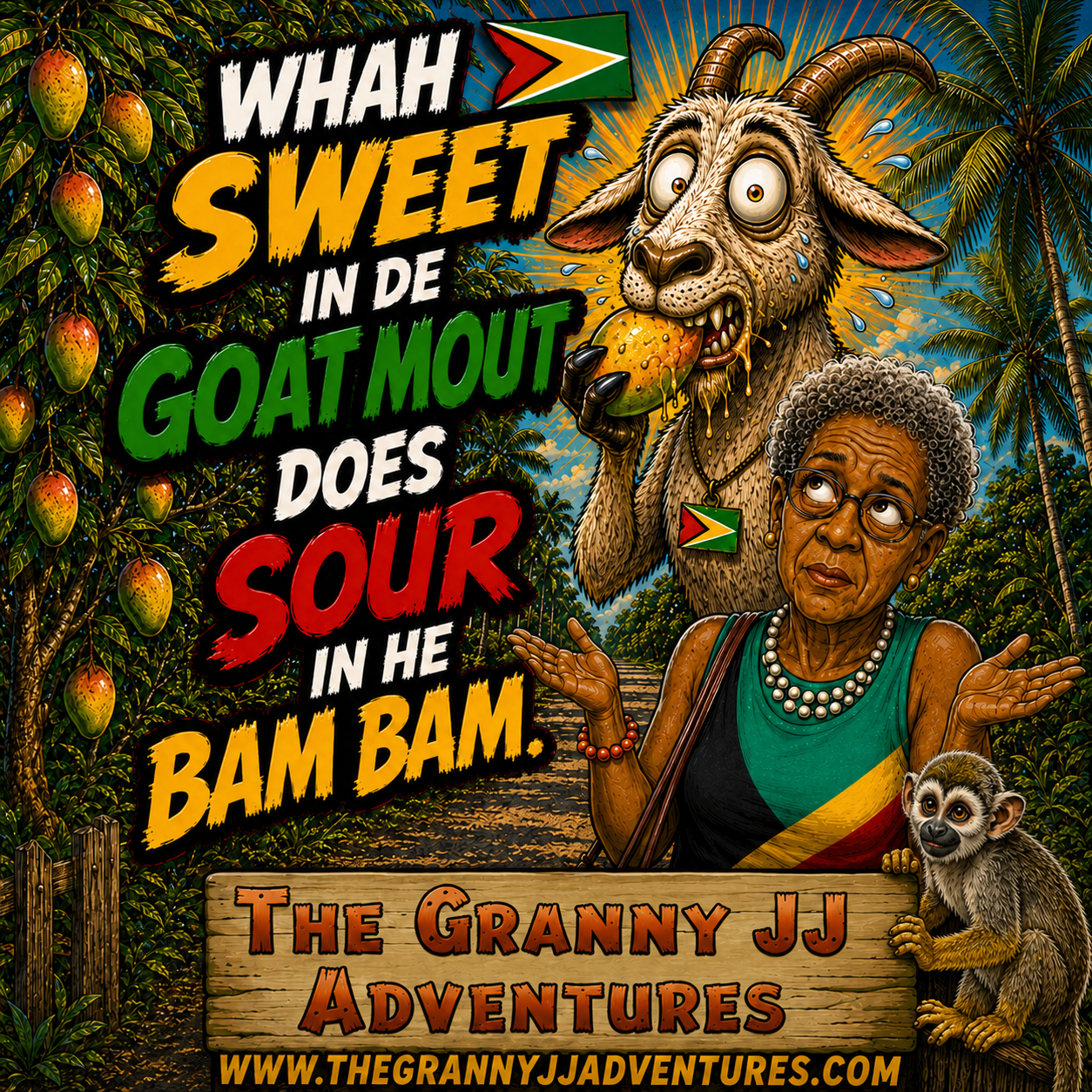 Goat Mout and Bam Bam artwork