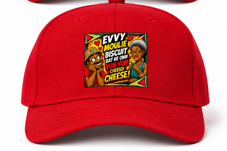 Evvy Moulie Biscuit Gat He Own Vum Vum Cheese cap artwork